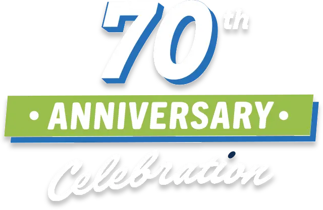 70th Anniversary Sale Logo